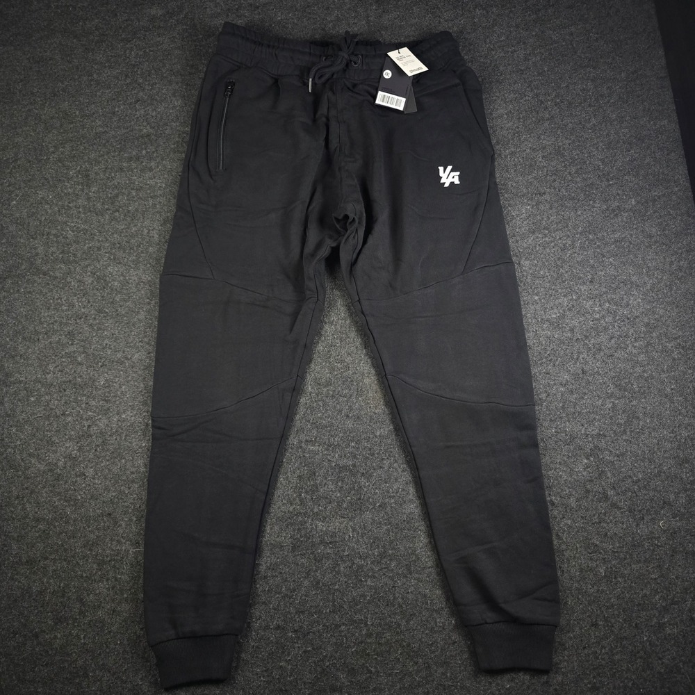 YoungLA Black Sweatpants Joggers Heavyweight Cotton Athleisure NWT Men's XXL